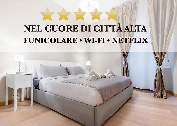 Donizetti Boutique-nel Cuore Di Citta Alta Daire